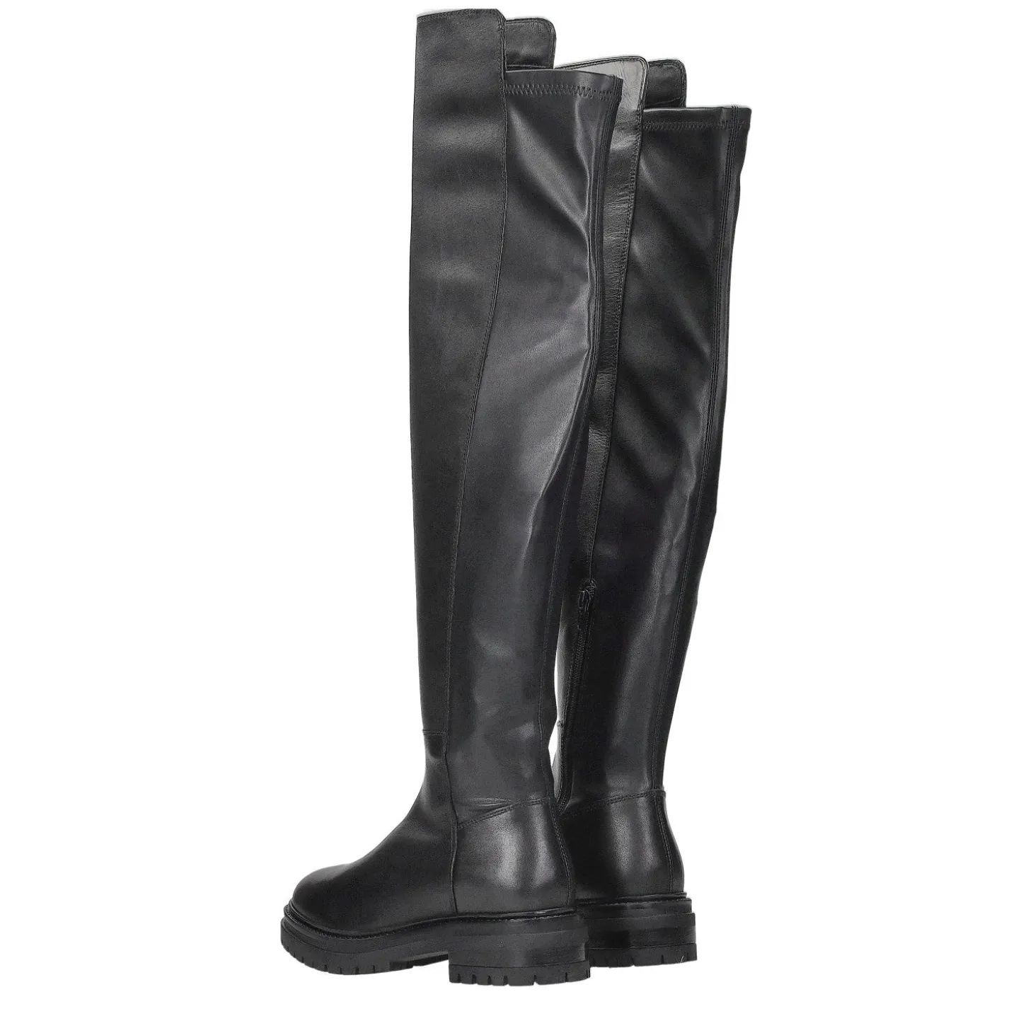 Stivali cuissardes svasati. Tacco alto 3cm