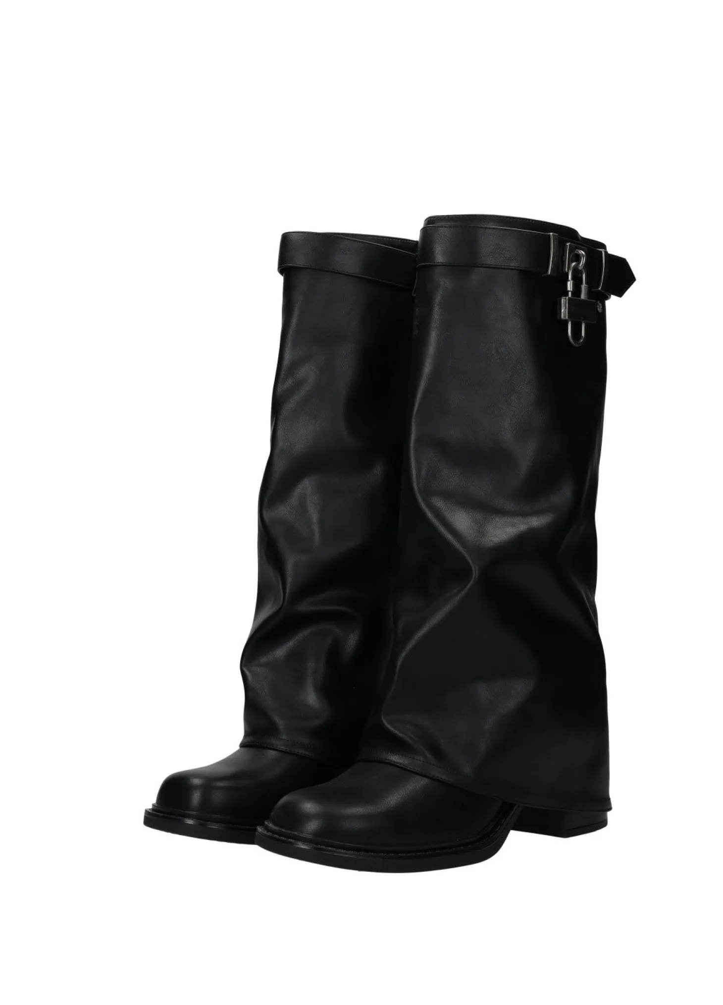 Stivali Dettaglio Lucchetto