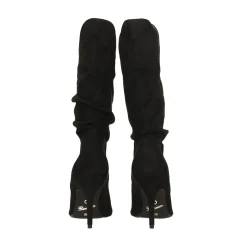 Stivali morbidi in microfibra. Tacco a spillo alto 9cm