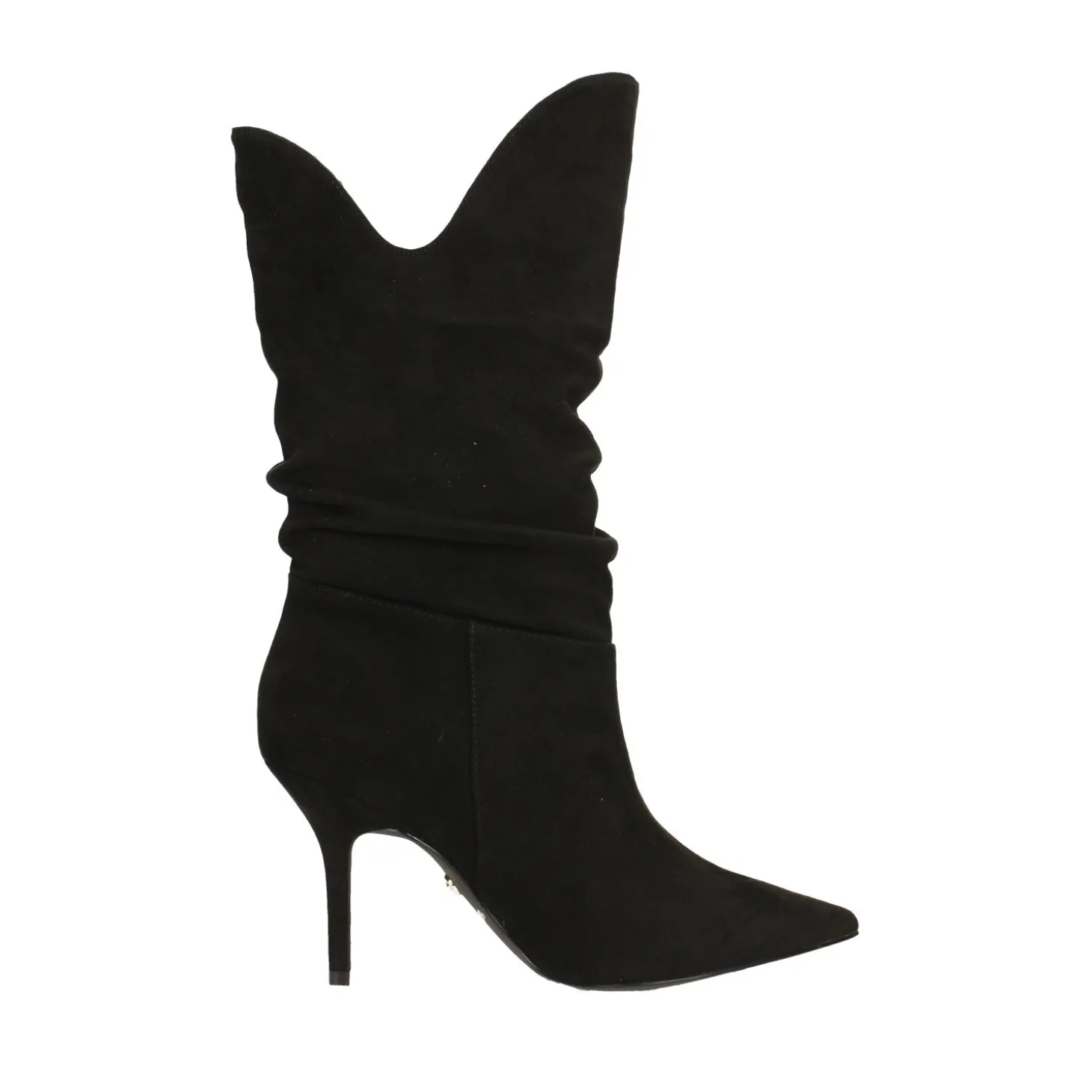 Stivali morbidi in microfibra. Tacco a spillo alto 9cm