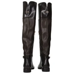 Stivali sopra al ginocchio.Tacco alto 3cm