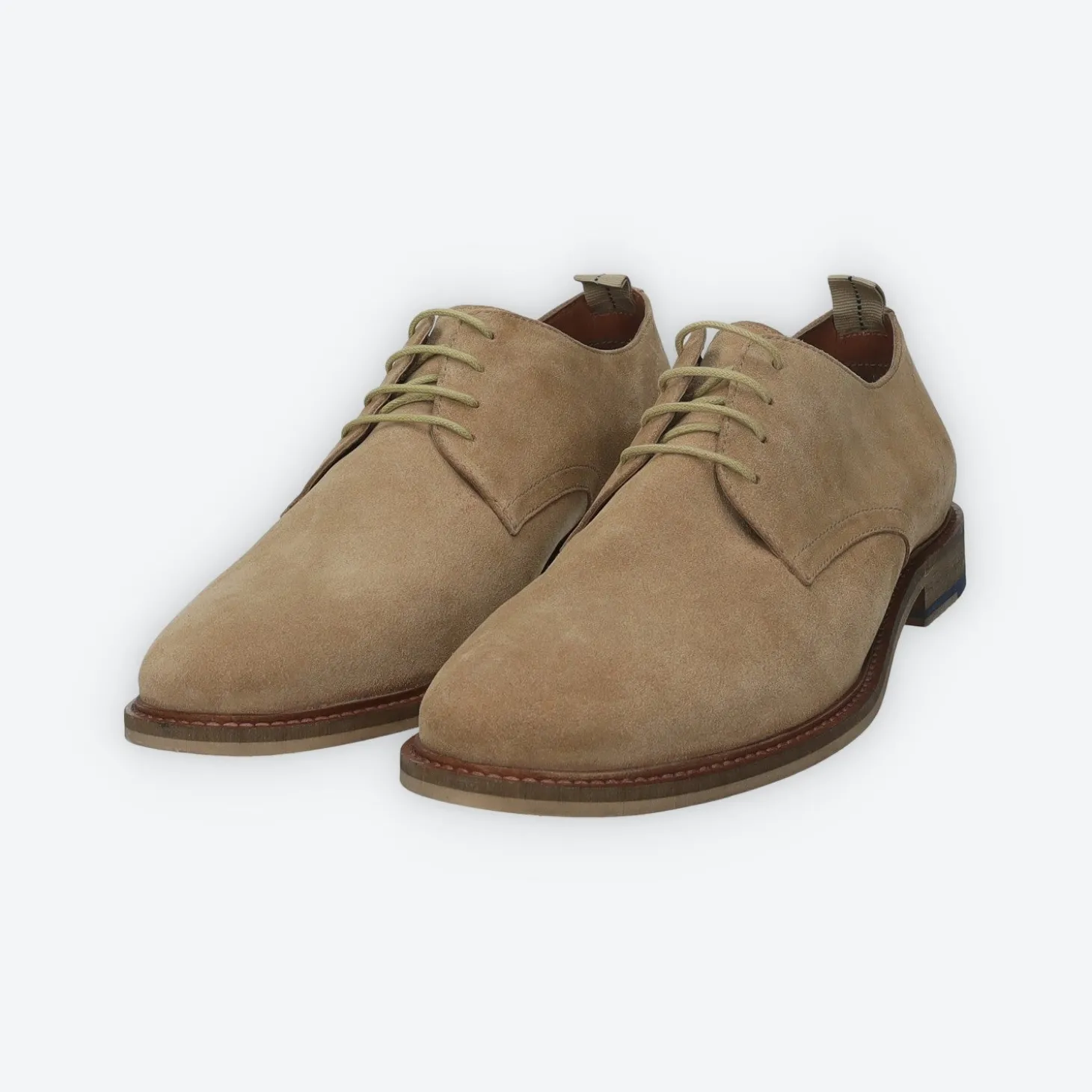 Stringate in vero suede
