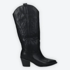 Texani neri. Tacco alto 7cm